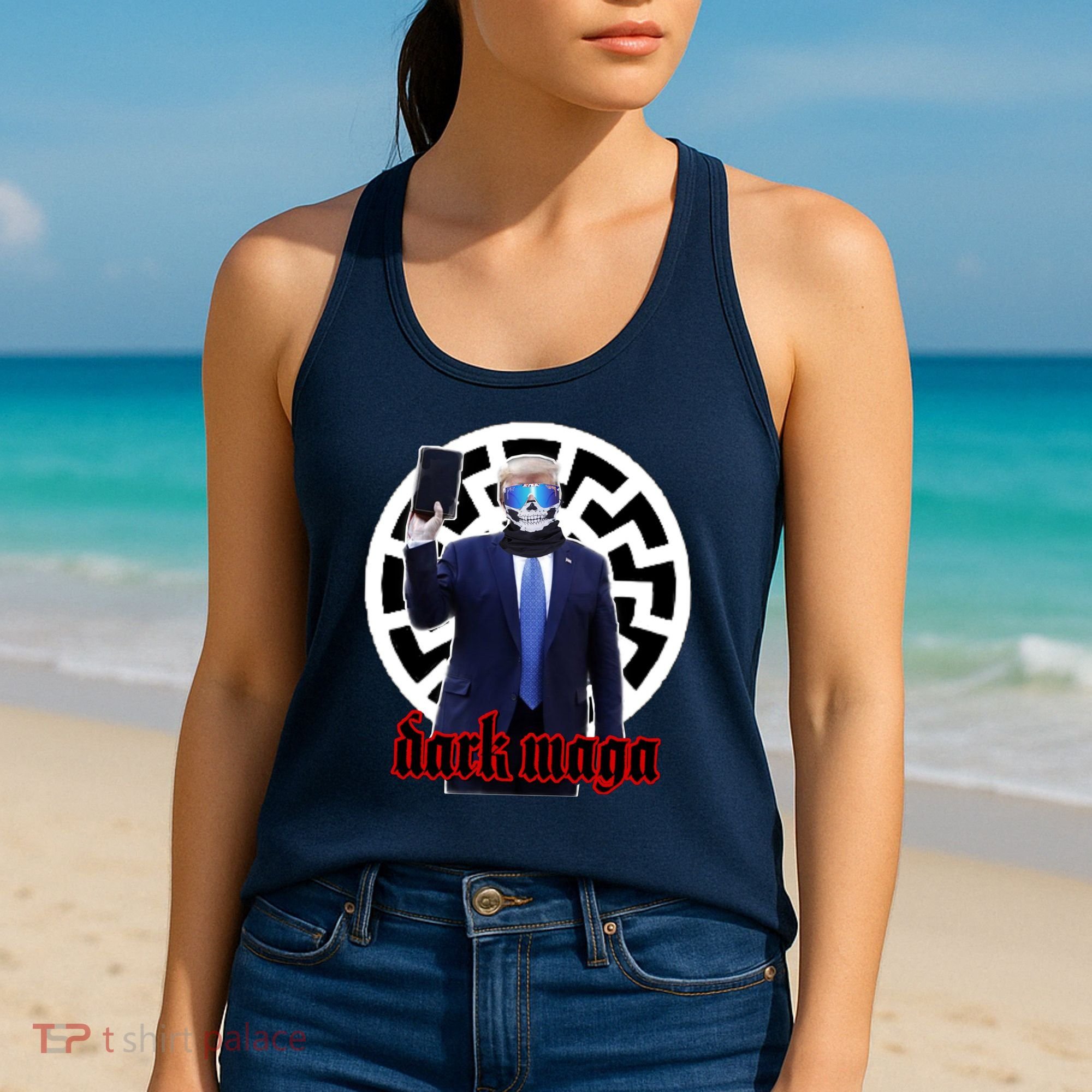Dark Maga Donald Trump 2024 Women's Tank Top