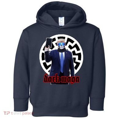 Dark Maga Donald Trump 2024 Toddler Hoodie
