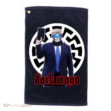 Dark Maga Donald Trump 2024 Golf Towel