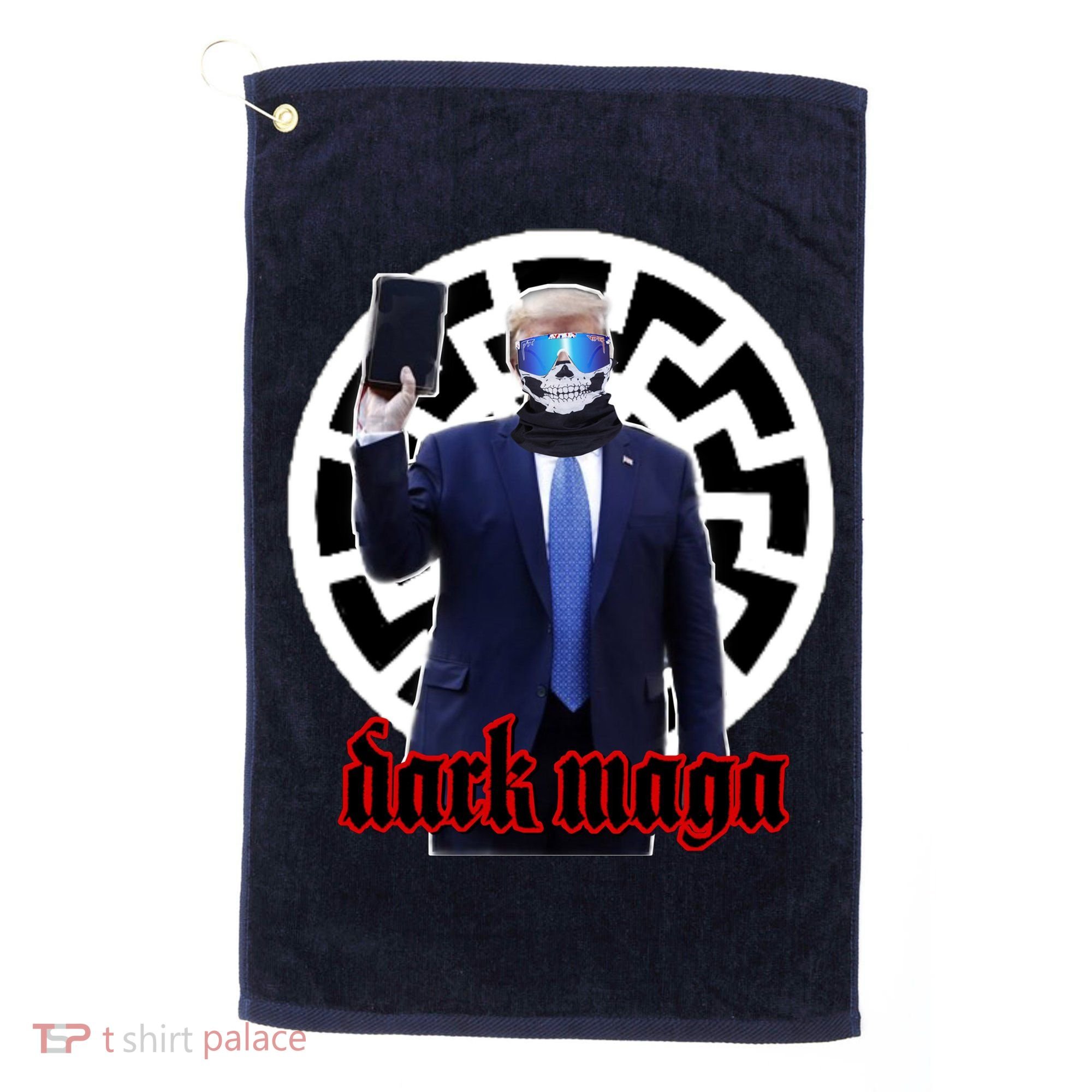 Dark Maga Donald Trump 2024 Golf Towel