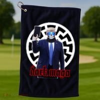 Dark Maga Donald Trump 2024 Golf Towel thumb 1