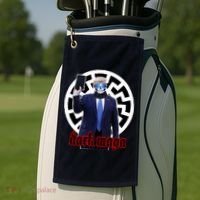 Dark Maga Donald Trump 2024 Golf Towel thumb 2