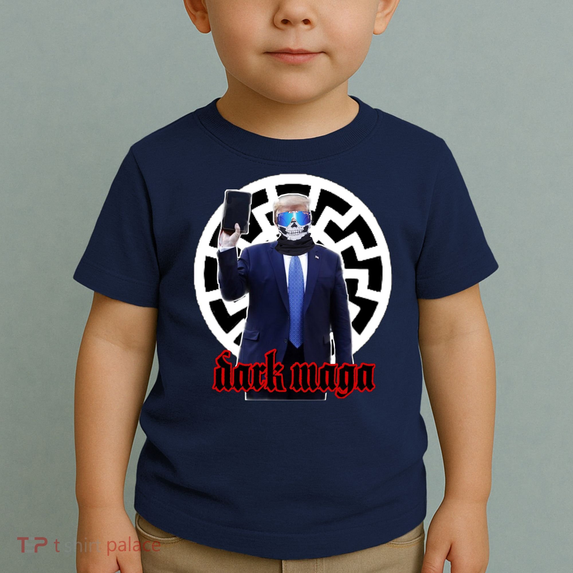 Dark Maga Donald Trump 2024 Toddler T-Shirt