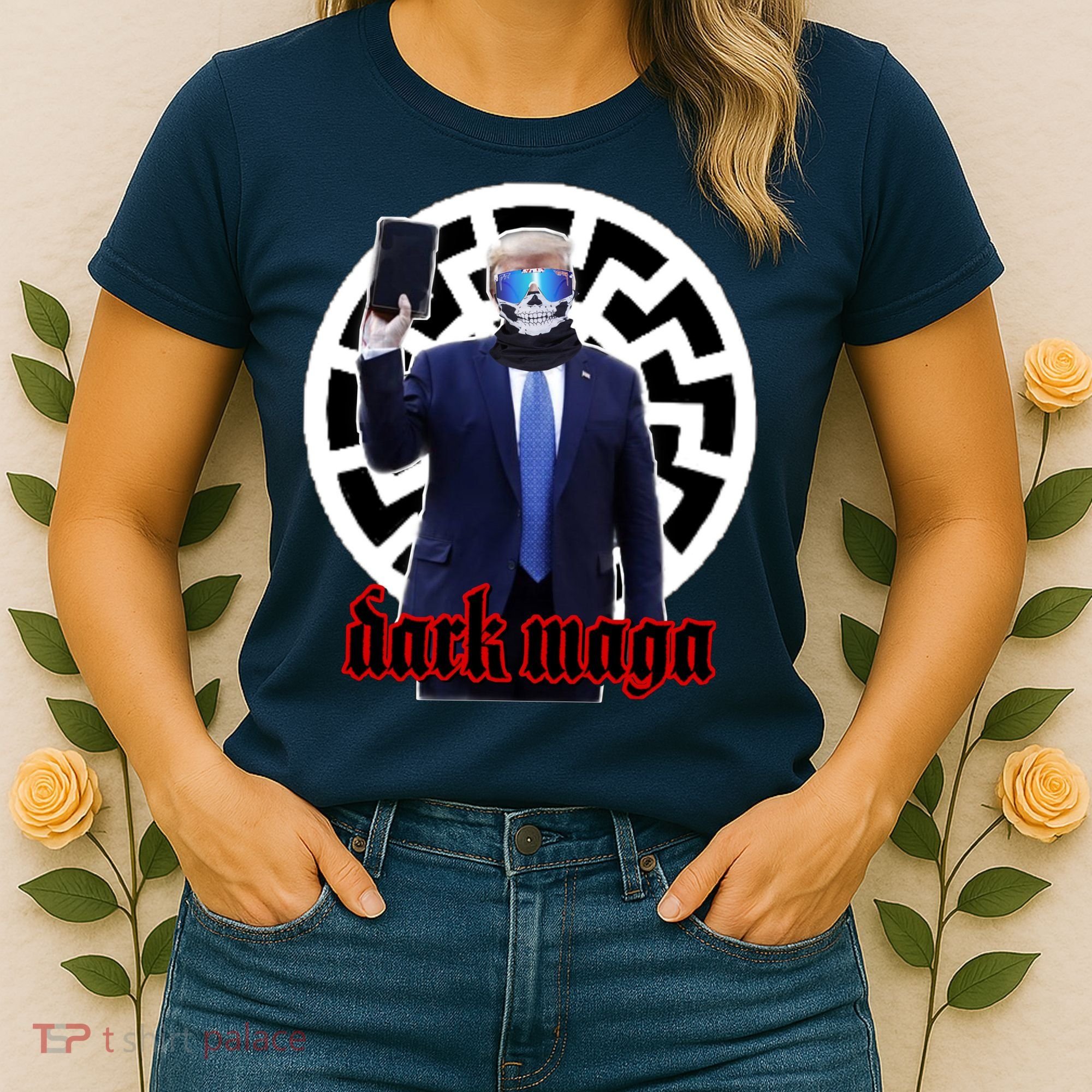Dark Maga Donald Trump 2024 Women's T-Shirt