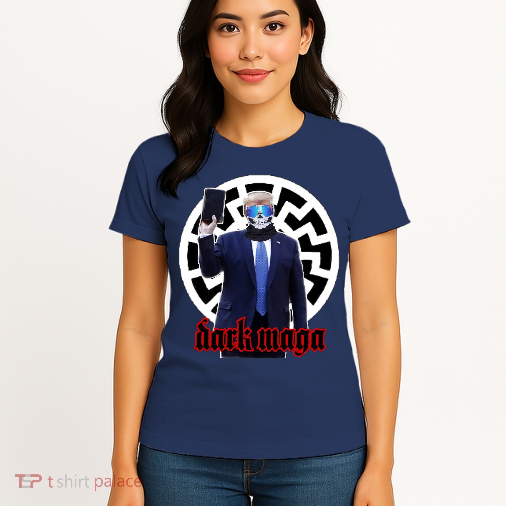 Dark Maga Donald Trump 2024 Women's T-Shirt