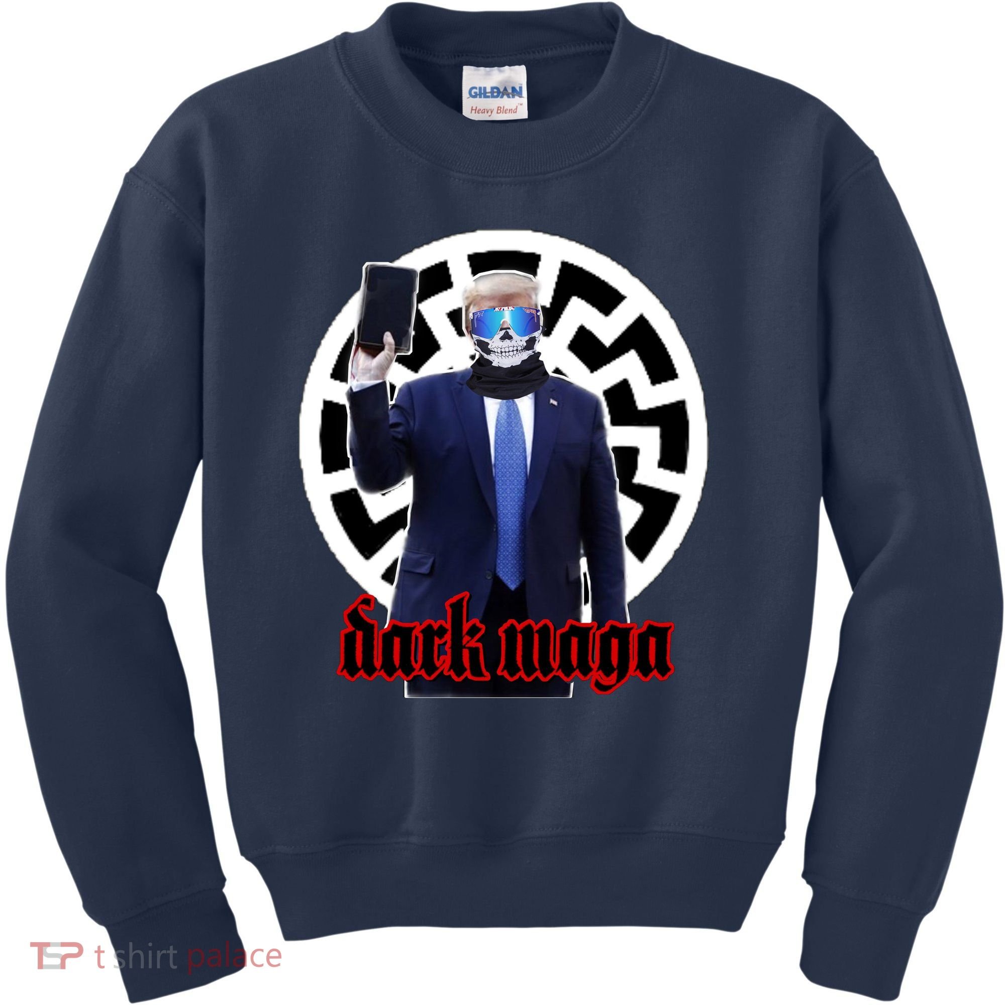 Dark Maga Donald Trump 2024 Kids Sweatshirt