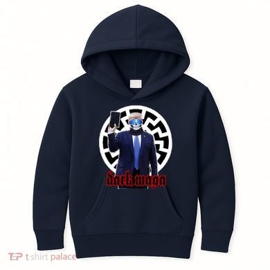 Dark Maga Donald Trump 2024 Kids Hoodie