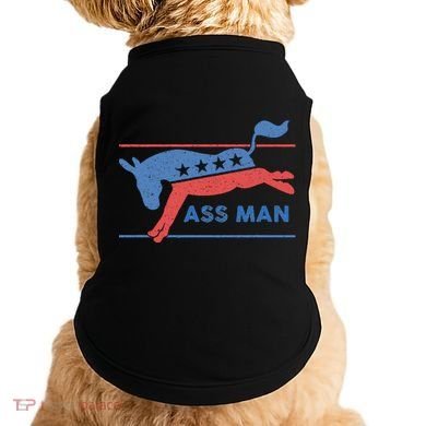 Democrat Merchandise Democratic Donkey Assman Ass Man Doggie Tank