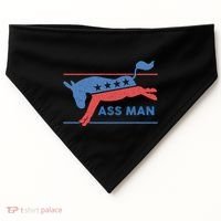 Democrat Merchandise Democratic Donkey Assman Ass Man USA-Made Doggie Bandana thumb 0