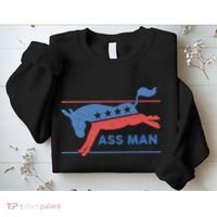 Democrat Merchandise Democratic Donkey Assman Ass Man Sweatshirt thumb 2