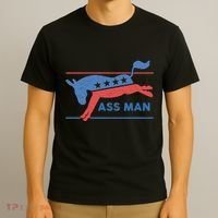 Democrat Merchandise Democratic Donkey Assman Ass Man T-Shirt thumb 3