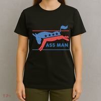 Democrat Merchandise Democratic Donkey Assman Ass Man T-Shirt thumb 4