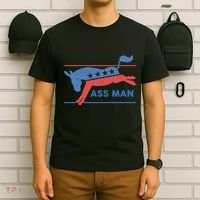 Democrat Merchandise Democratic Donkey Assman Ass Man T-Shirt thumb 6