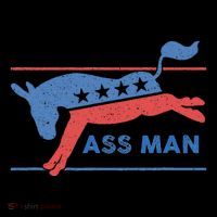 Democrat Merchandise Democratic Donkey Assman Ass Man Women's Hoodie thumb 2