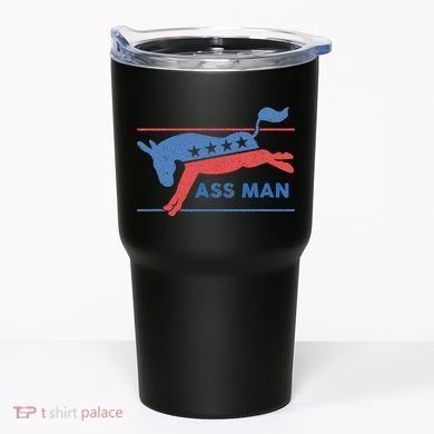Democrat Merchandise Democratic Donkey Assman Ass Man Tumbler