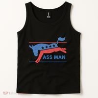 Democrat Merchandise Democratic Donkey Assman Ass Man Tank Top thumb 2