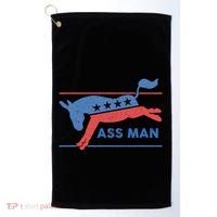 Democrat Merchandise Democratic Donkey Assman Ass Man Golf Towel thumb 0
