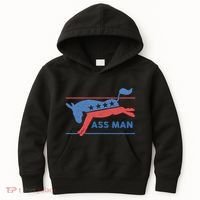 Democrat Merchandise Democratic Donkey Assman Ass Man Kids Hoodie thumb 0