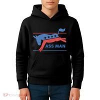 Democrat Merchandise Democratic Donkey Assman Ass Man Kids Hoodie thumb 4