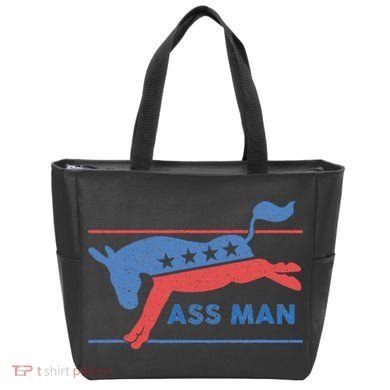 Democrat Merchandise Democratic Donkey Assman Ass Man Tote Bag