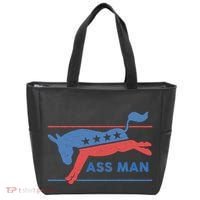 Democrat Merchandise Democratic Donkey Assman Ass Man Tote Bag thumb 0
