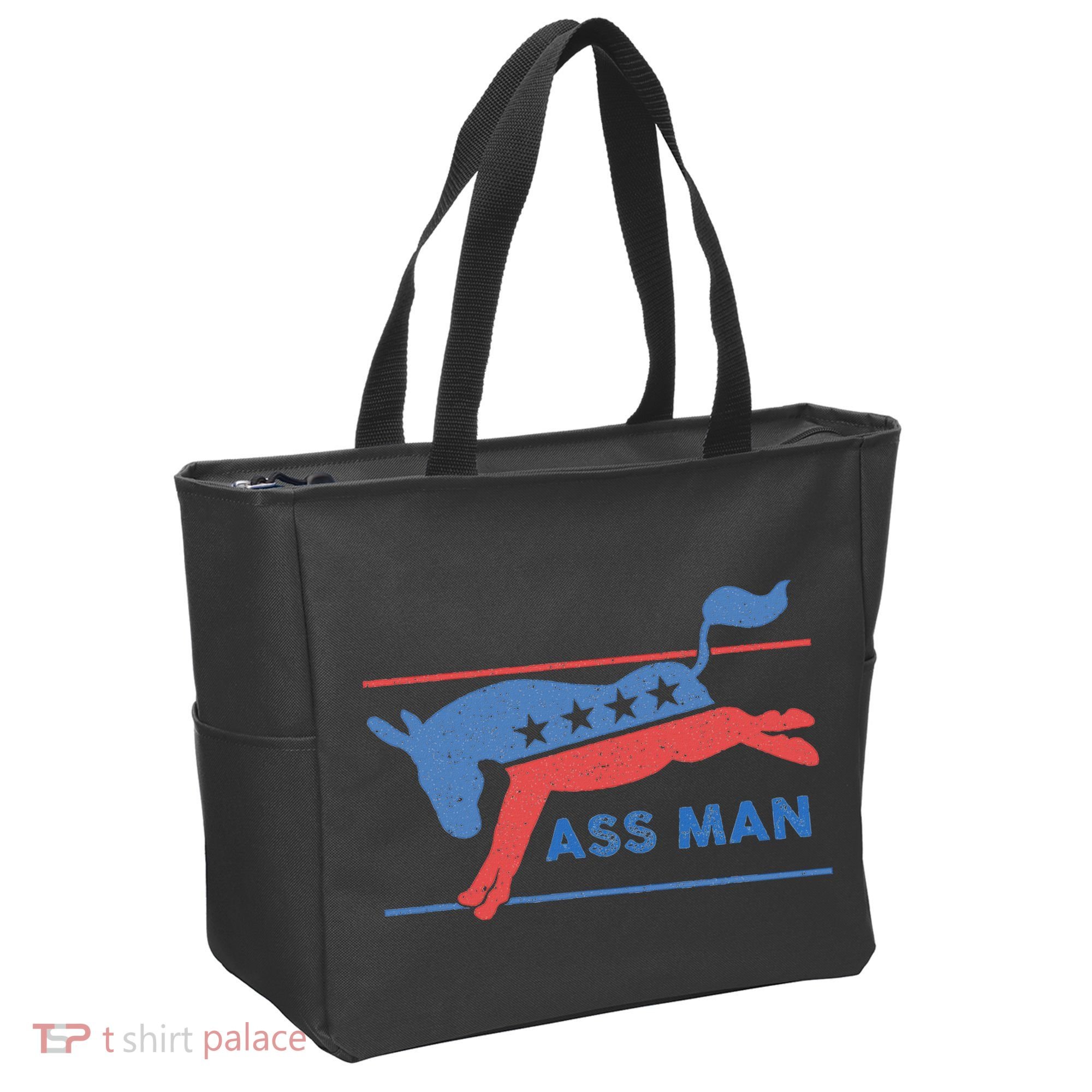 Democrat Merchandise Democratic Donkey Assman Ass Man Tote Bag