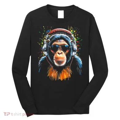 Dj Monkey Long Sleeve Shirt