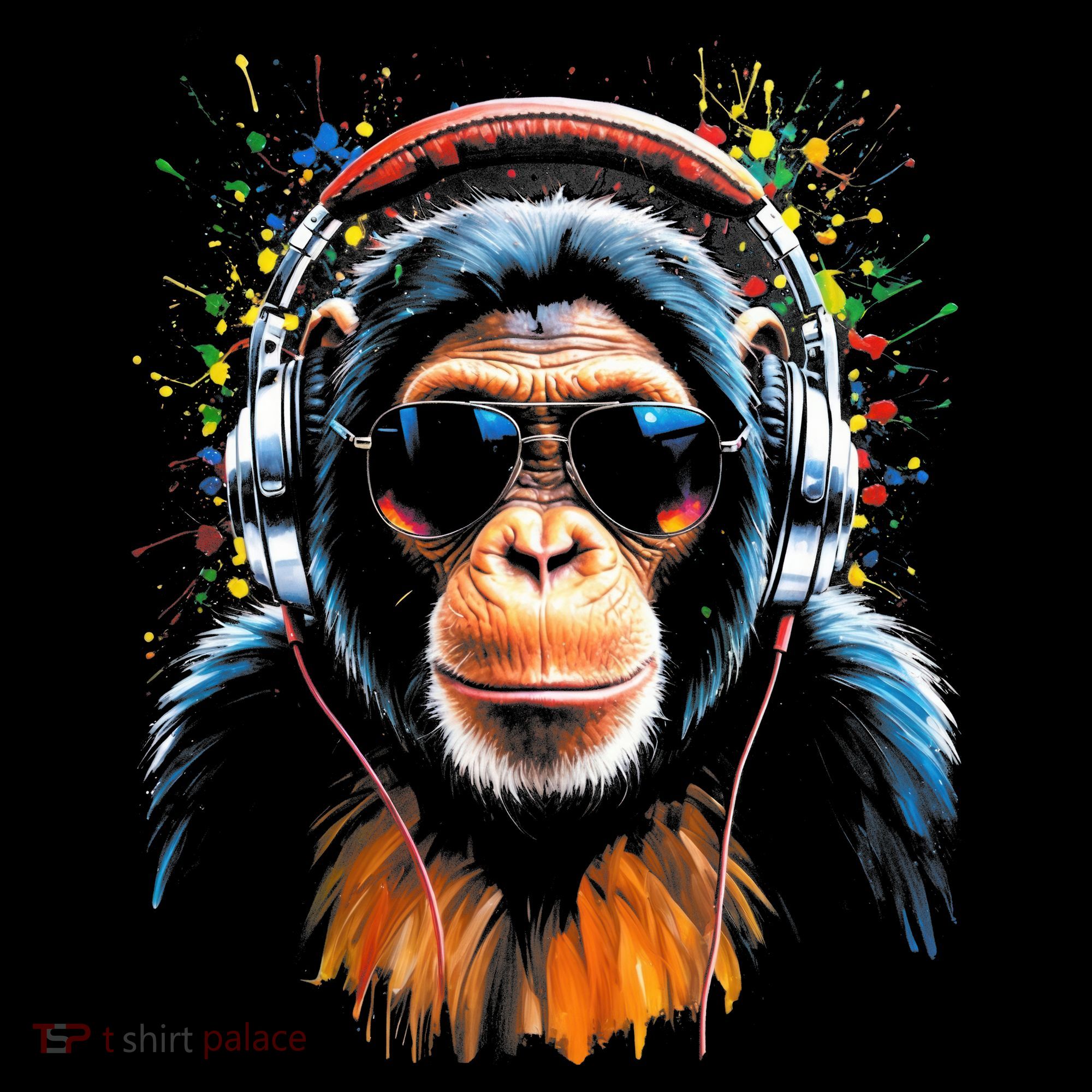 Dj Monkey Toddler Hoodie