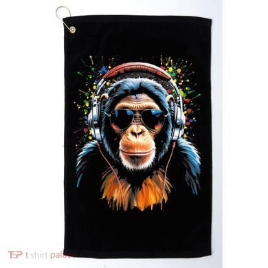 Dj Monkey Golf Towel