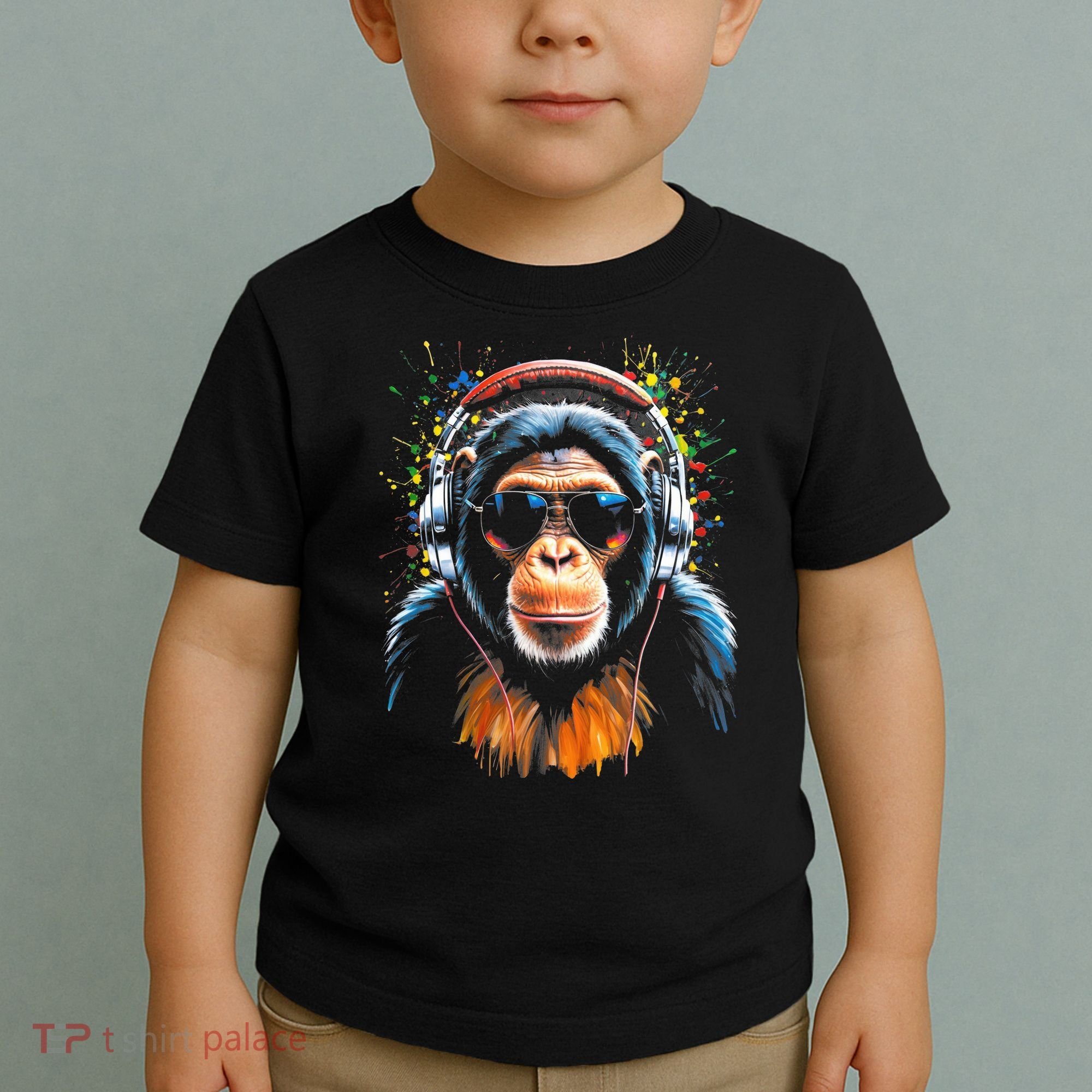 Dj Monkey Toddler T-Shirt
