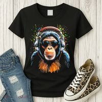 Dj Monkey Women's T-Shirt thumb 3