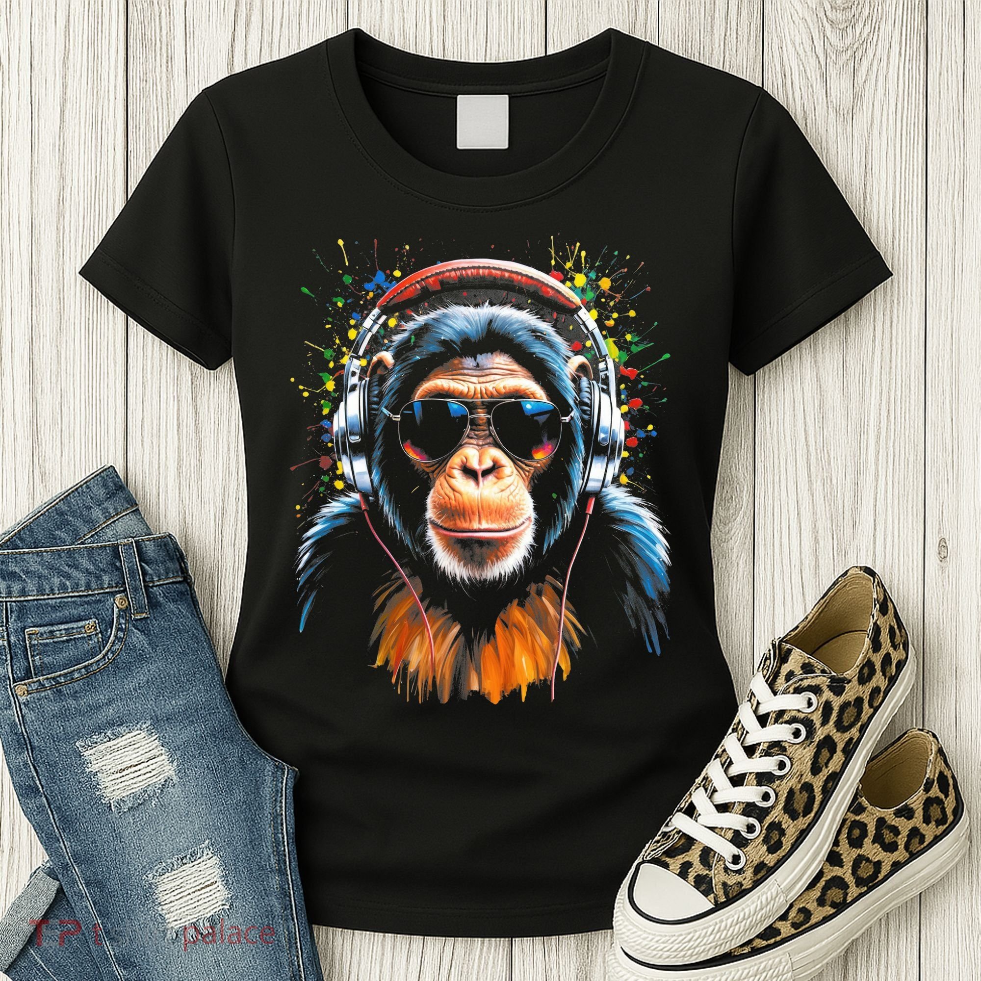 Dj Monkey Women's T-Shirt