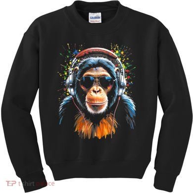 Dj Monkey Kids Sweatshirt