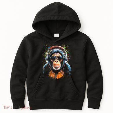 Dj Monkey Kids Hoodie