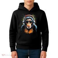 Dj Monkey Kids Hoodie thumb 4