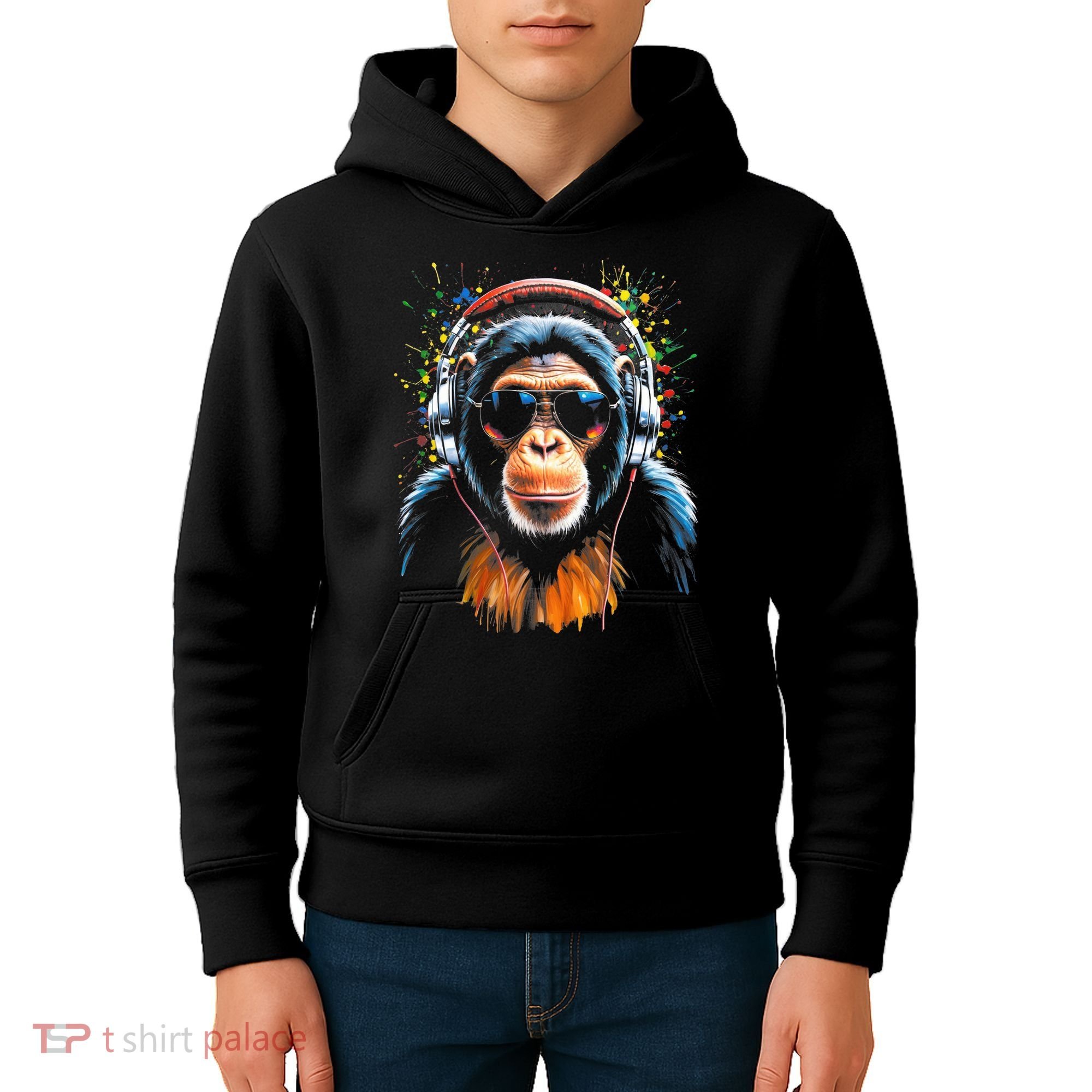 Dj Monkey Kids Hoodie