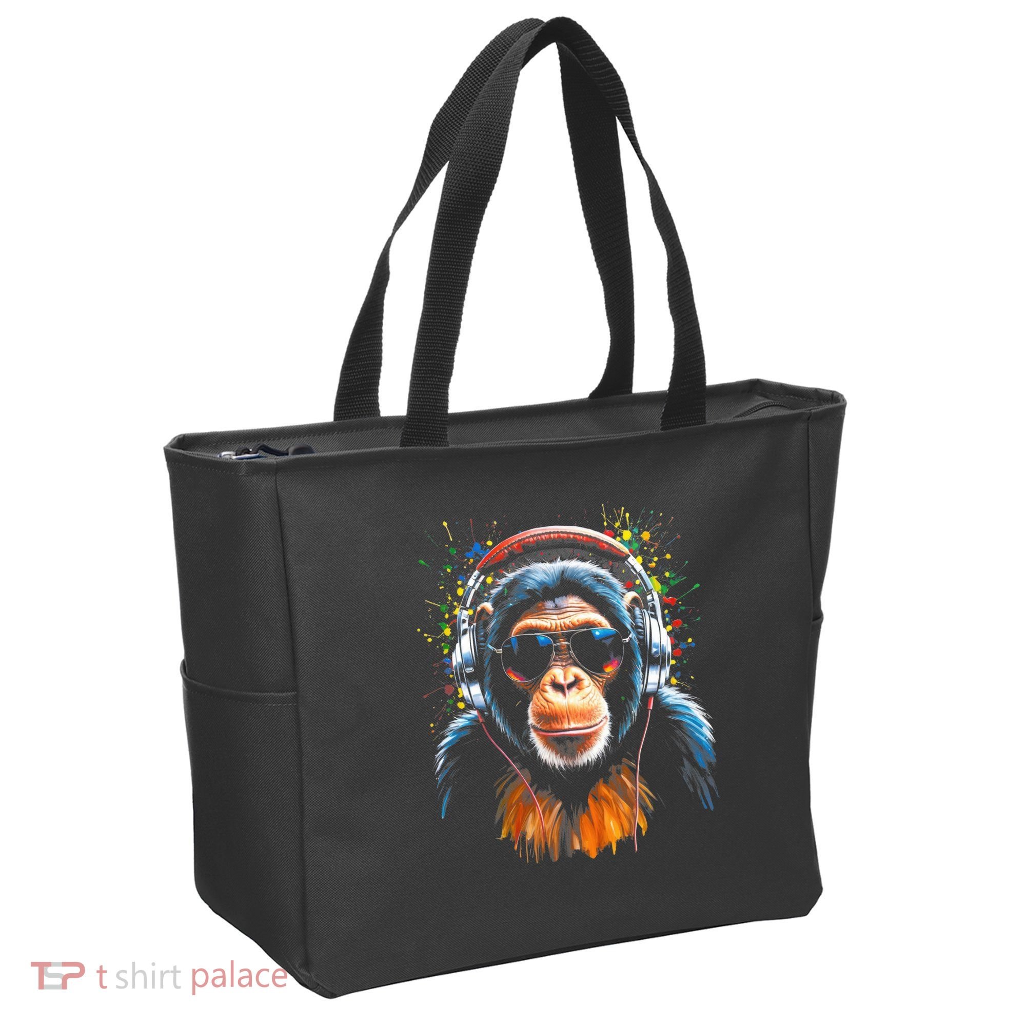 Dj Monkey Tote Bag