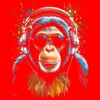 Dj Monkey Santa Hat thumb 1