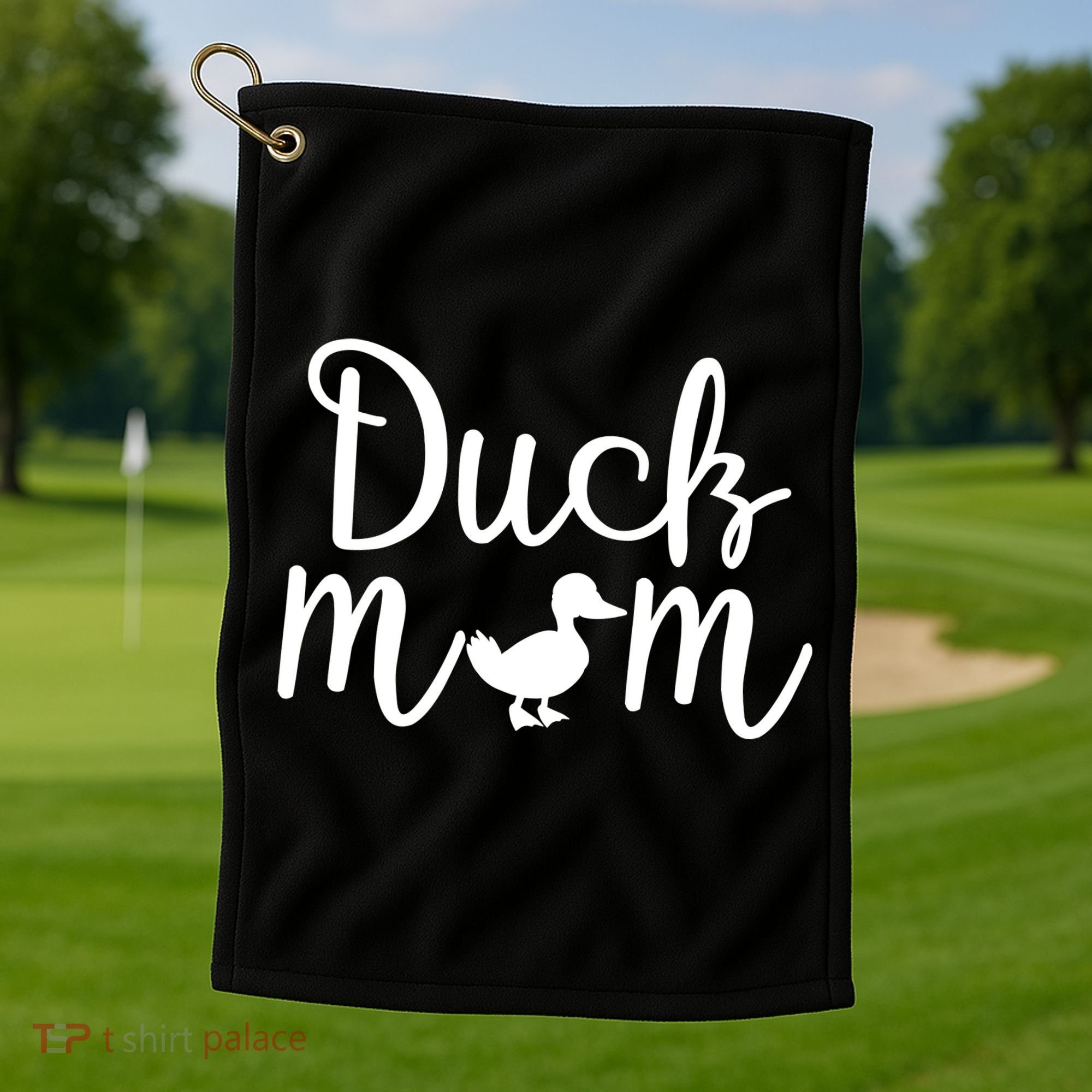 Duck Mom Golf Towel