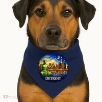 Detroit Mosaic USA-Made Doggie Bandana thumb 2