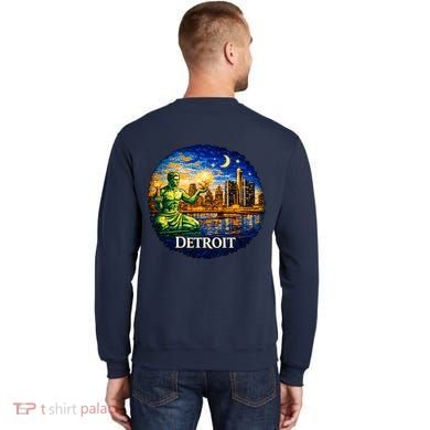 Detroit Mosaic Sweatshirt back