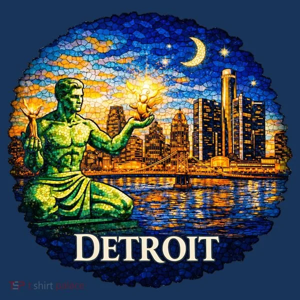 Detroit Mosaic Bucket Hat