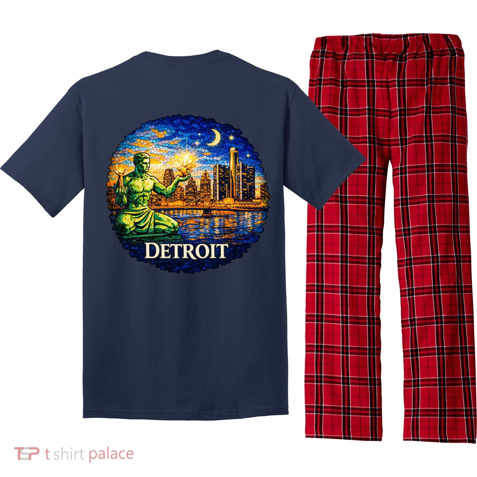 Detroit Mosaic Pajama Set