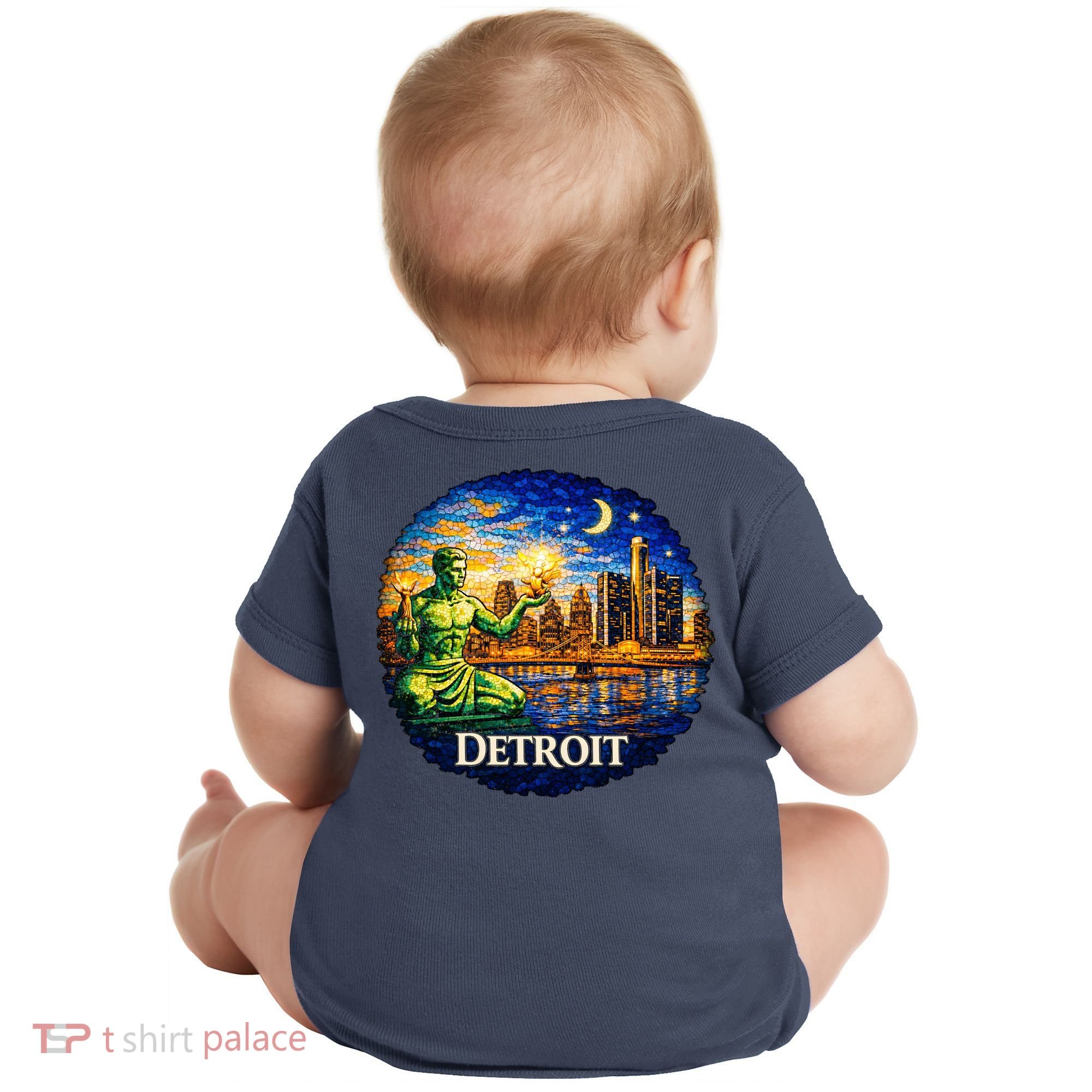 Detroit Mosaic Baby Bodysuit