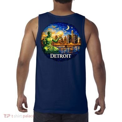 Detroit Mosaic Tank Top back