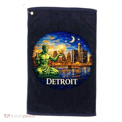 Detroit Mosaic Golf Towel