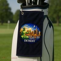 Detroit Mosaic Golf Towel thumb 3