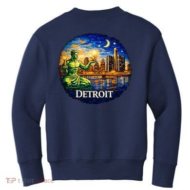 Detroit Mosaic Kids Sweatshirt back