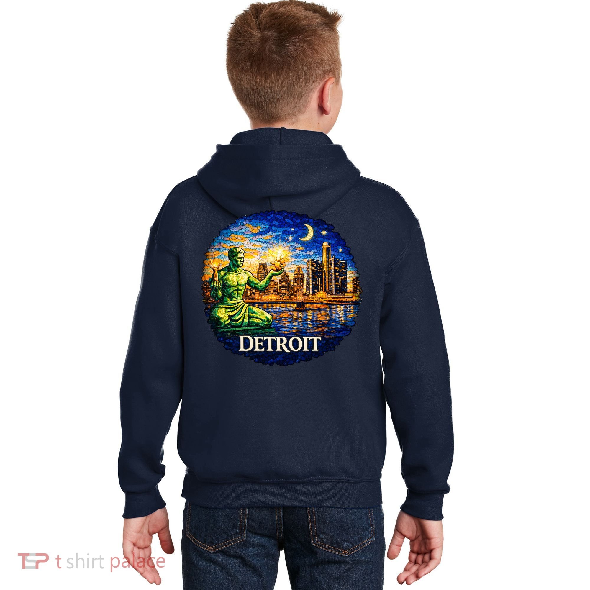 Detroit Mosaic Kids Hoodie