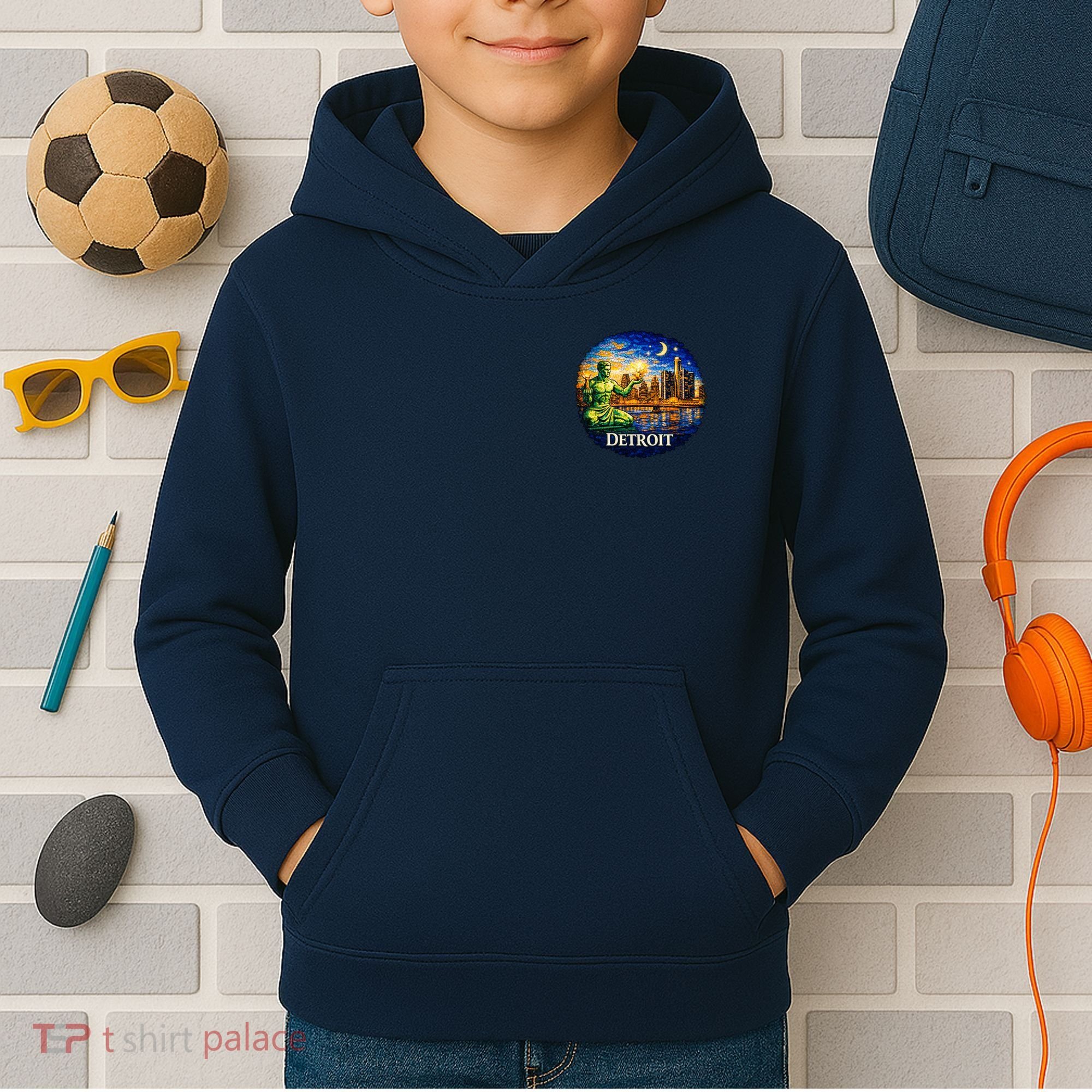 Detroit Mosaic Kids Hoodie